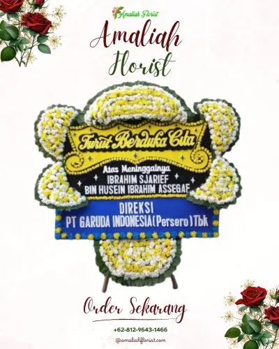 Papan Bunga Duka di Cisalak