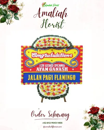 Bunga Papan Congratulation di Cisalak